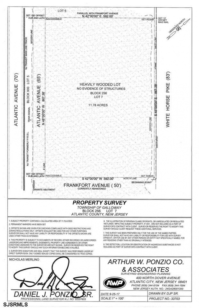 1010 White Horse, Galloway Township, New Jersey 08215, ,Lots/land,For Sale,White Horse,536924